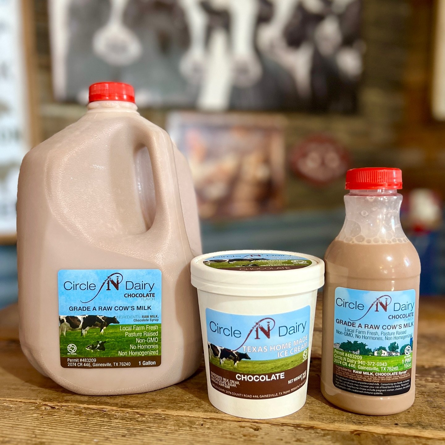 Farm-fresh dairy for sale at the market, tempting customers