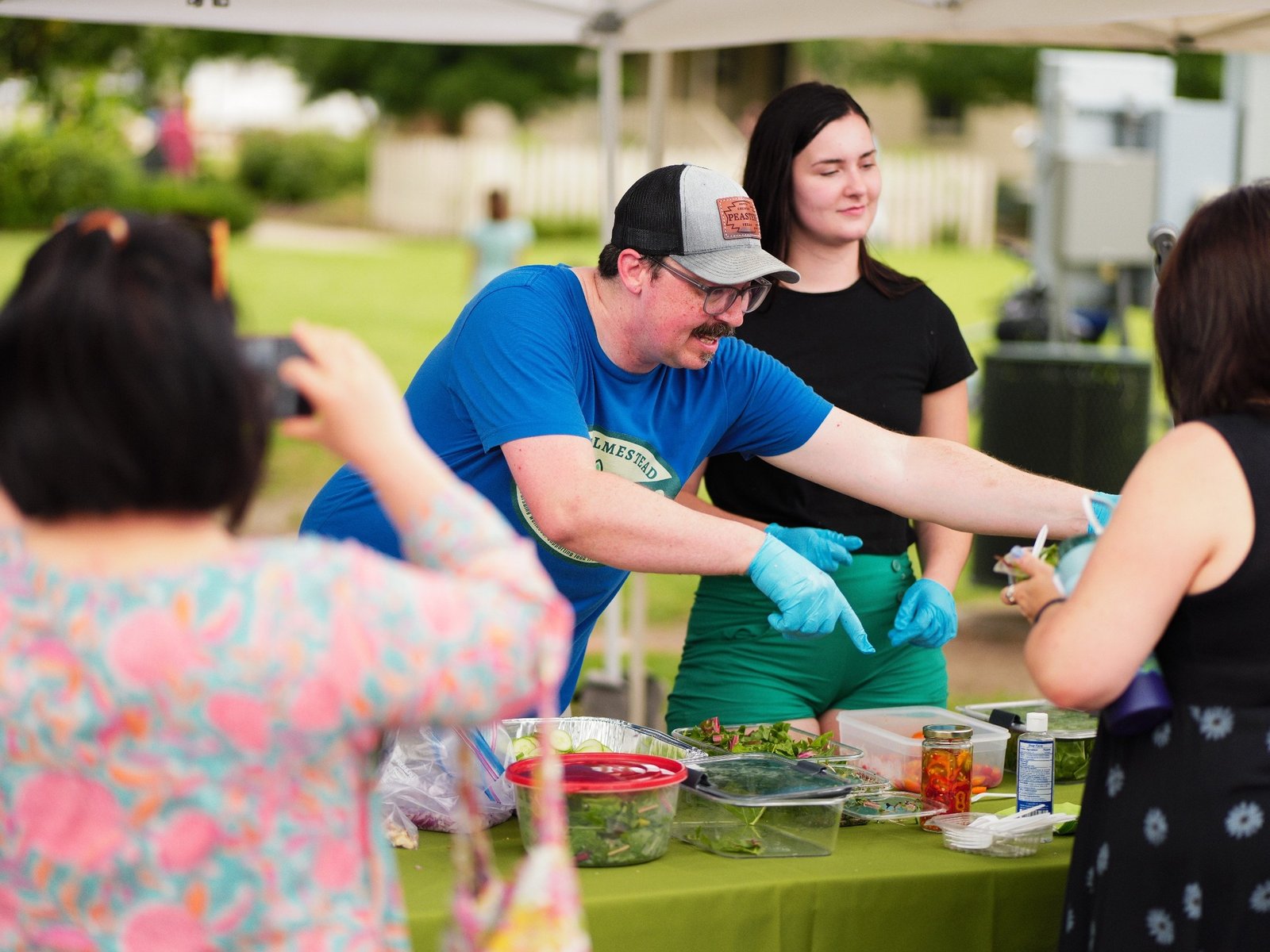 Holmestead’s Rainbow of Crunchy Fresh Microgreens on Market Day